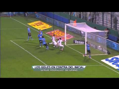 Goles en Contra. Torneo Inicial 2012. Fútbol Para Todos