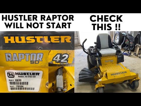 Hustler Raptor Will Not Start