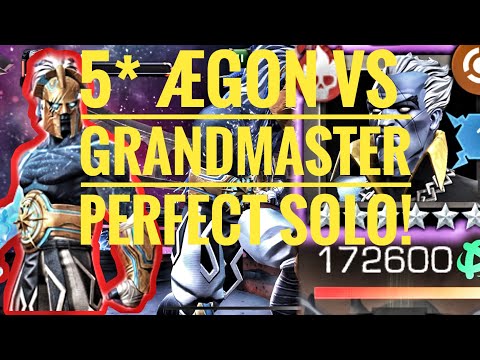5* R5 ÆGON Vs Grandmaster (6.4.6) Flawless Solo. Act 6 MCOC