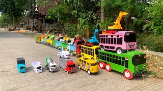 Download lagu WADIDAW  !! Mobil Truk Tronton Panjang Bongkar Mainan Mobil Mobilan Truk Molen, Forklif, Excavator mp3