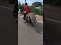 Magarmach Ka Video Man Riding Bike With Crocodile Short Youtubeshort Reels Viral Crocodile