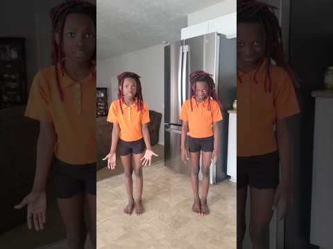 SHE HAS AN EVIL TWIN SISTER... #shorts