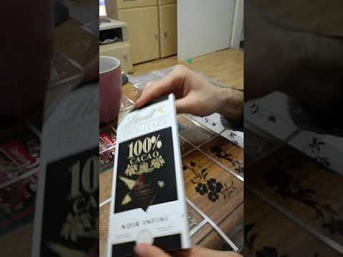 Lindt 100% Schokolade Unboxing