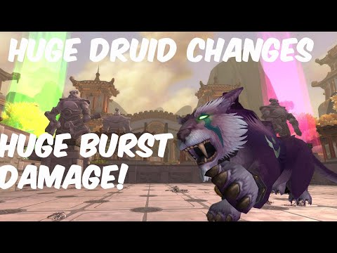 Feral feels amazing! BIG BURST! - Feral druid pvp the war within 11.1