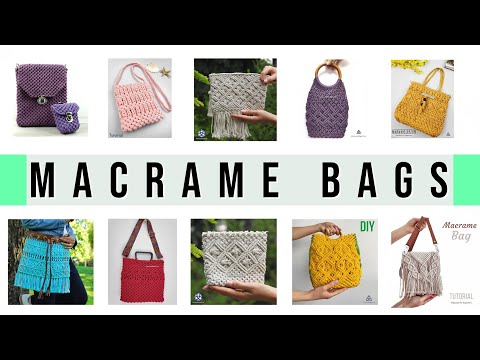 DIY Macrame Bag With Zipper Macrame Wallet for Girls