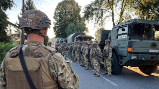 Katonai konvojok indultak Kaposvárról