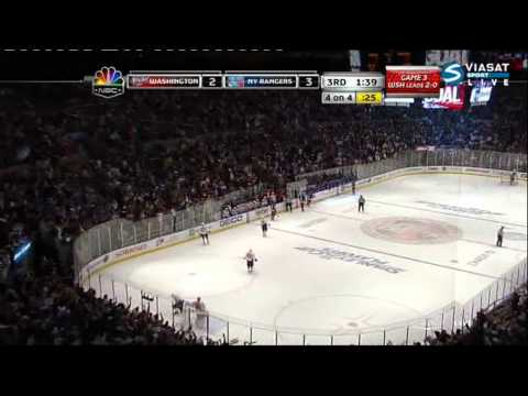 Winning Goal Brandon Dubinsky (Capitals & Rangers) NHL April 17, 2011