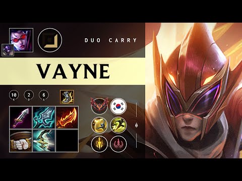 Vayne ADC vs Ezreal - KR Grandmaster Patch 26.01