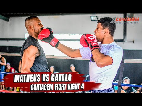Matheus vs Emerson Cavalo - Contagem Fight Night 4