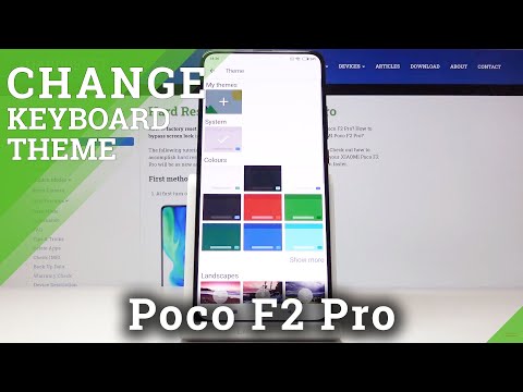 How to Change Keyboard Theme in Xiaomi Pocophone F2 Pro?