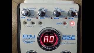 Video thumbnail for Demo - Pedaleira ZOOM G2E (Signatue  - Edu Ardanuy) by Edivilson Reis