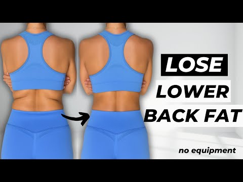 Back Fat Workout – 10 Min to Lose Lower Back Fat FAST! (No Equipment)