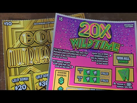 MI Lottery - Gold Multiplier & 20X Wildtime - I have a good feeling on this beautiful day! #lottery