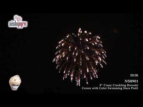 NS8901 - Crazy Crackling Brocade Crown