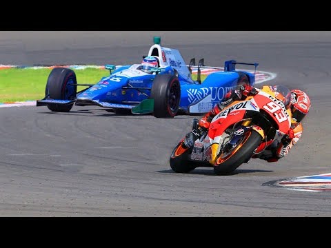 MARC MARQUEZ vs Formula 1 Indy Race Car ? Read the description below