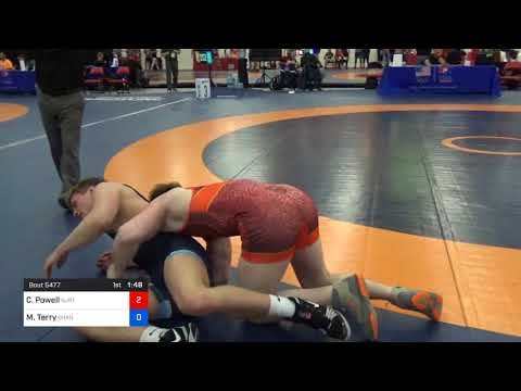 2018 Marine Corps US Open/UWW Junior Freestyle 86 Con 32 #2 - Carlin Powell (NJRT) Vs. Myles Terry