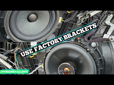 How to install speakers without replacement brackets