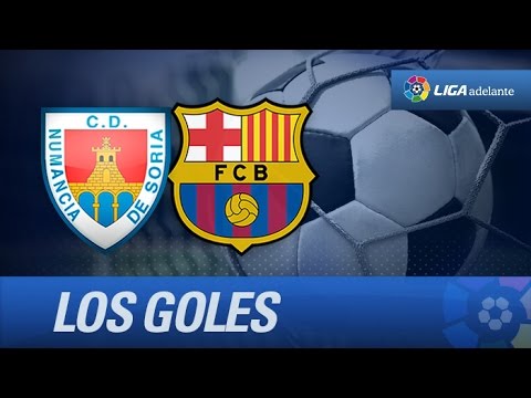 Todos los goles de CD Numancia (1-0) FC Barcelona B