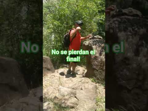 cascada los chorrillos en flor serrana. Tanti, Cordoba. Argentina