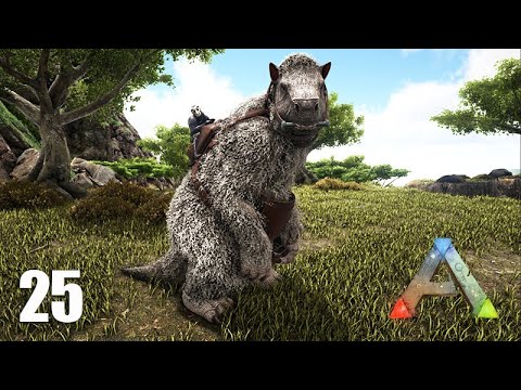 Pensei que iria ser fácil, mas não foi.  DOMANDO MEGATÉRIO DE NIVEL ALTO - ARK VALGUERO #25