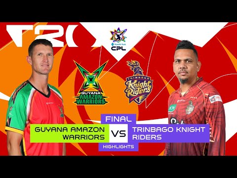 Highlights | Guyana Amazon Warriors vs. Trinbago Knight Riders | CPL 2025 Final