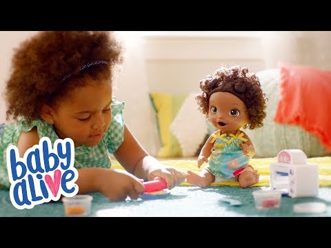 Кукла Hasbro Baby Alive "Малышка и еда" (E1947)