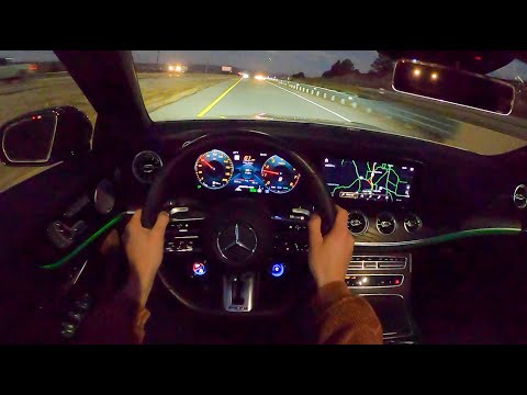 2021 Mercedes-AMG E53 Cabriolet - POV Dawn Drive (Binaural Audio)