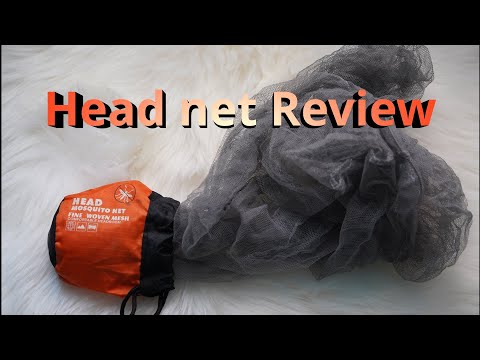Mosquito HEAD NET Review!! A must have for the outdoors !!