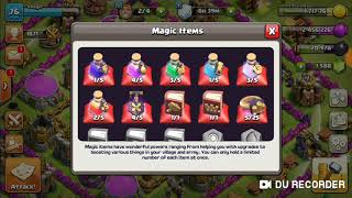 Selling Potions and Book for Gems to have 5th Builder Clash of Clans