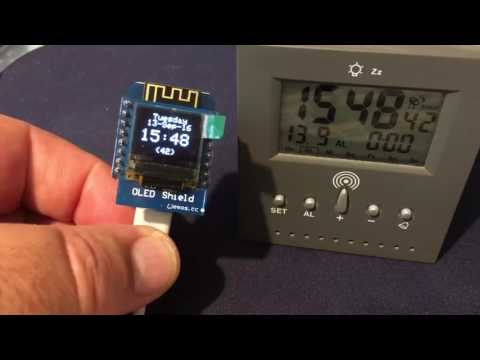 Tech Note 008 - NTP controlled OLED CLOCK and demos the WIFI Manager, with code walk-through