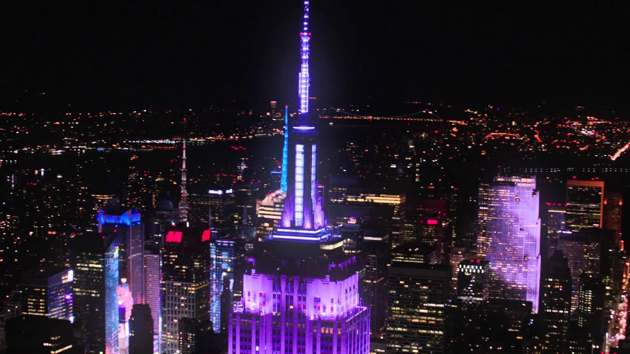 Grateful Dead - U.S. Blues (Empire State Building Light Show) - YouTube