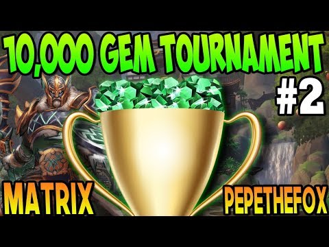 10,000 SMITE GEM DUEL TOURNAMENT - Matrix vs PepeTheFox | Round 1 (Match 2)