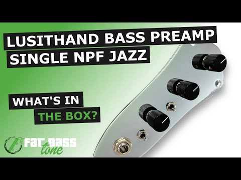 Lusithand Single NFP Jazzplate Filter Bass Preamp: What’s In The Box (A Close-Up Look)
