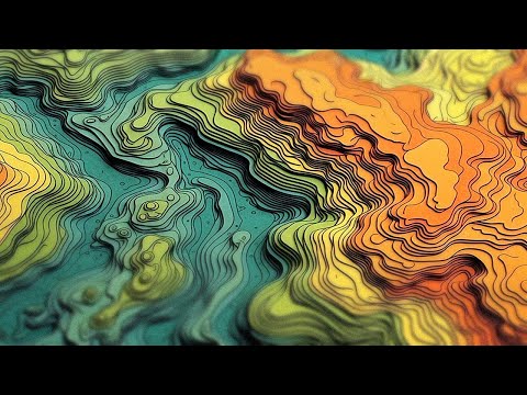 Re-creating Trippy AI-Generated Terrain Contours