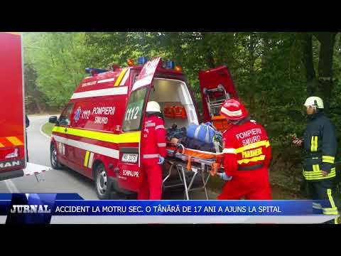 ACCIDENT IN MOTRU SEC A 17-YEAR-OLD GIRL ARRIVED AT THE HOSPITAL