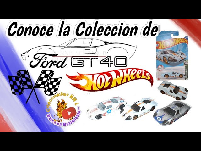 Vídeo relacionado con Hot Wheels Collector Vehículo de Colección Ford GT-40 para coleccionistas