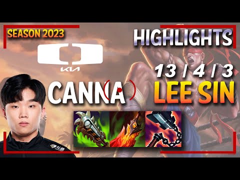 DK Canna LEE SIN vs JAX - HIGHLIGHTS - KR Ranked