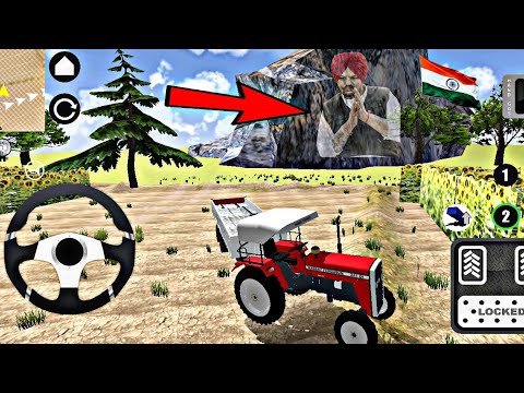 sidhu moose wala tractor song || indian tractor farming simulator game - HMT heavy tractor game 2022