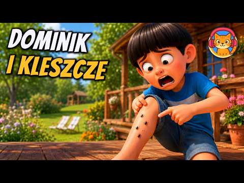 Dominik ukąszony przez kleszcze - okładka bajki audio