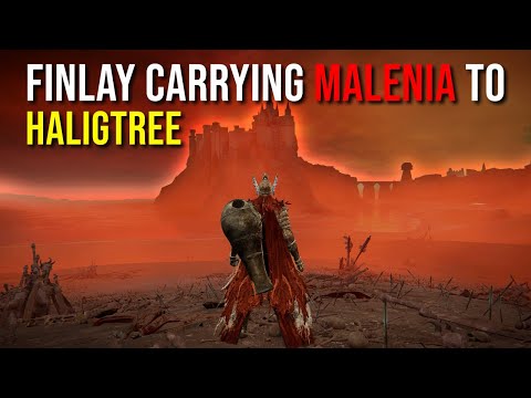 Elden Ring - Finlay Carrying Malenia All the Way Back to the Haligtree