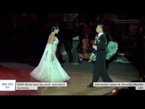 Brno Open 2014 | PD Open STD | solo Quickstep | Volodymyr Lyatov & Veronika Myshko