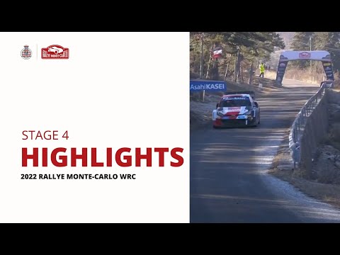 Highlights Stage 4 - Rallye Monte-Carlo 2022
