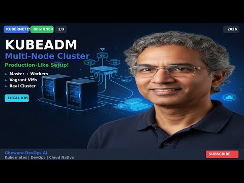 Kubernetes Cluster Setup 2026 | Kubeadm Multi-Node Installation
