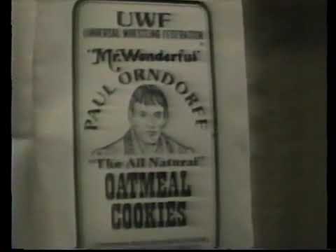Paul Orndorff Steve Williams Steve Ray Oatmeal Cookie Commercial - 1991 - UWF