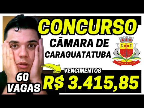 CONCURSO CÂMARA DE CARAGUATATUBA 2026