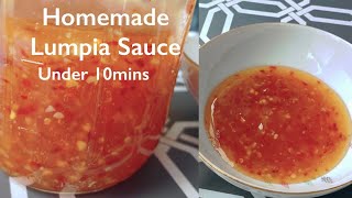 Download lagu HOMEMADE LUMPIA SAUCE | SWEET AND SPICY SAUCE | EGG ROLL  SAUCE mp3