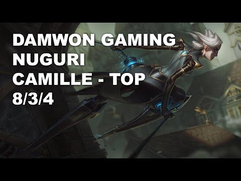 DAMWON Gaming Nuguri Top Camille vs Aatrox - KR Challenger Patch 10.8
