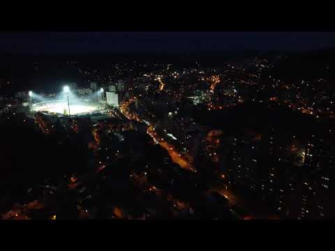 TUZLA PO NOCI | DRONE 4K | BOSNIA AND HERZEGOVINA