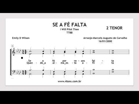 TTBB 0035 2T SE A FÉ FALTA 2 TENOR MIDI