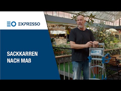 EXPRESSO Sackkarren: Individuell. Effizient. Kundenlieblinge!